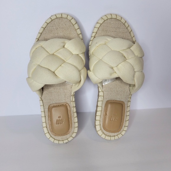 H&M Espadrille-Style Braided slides shoe - Picture 3 of 8